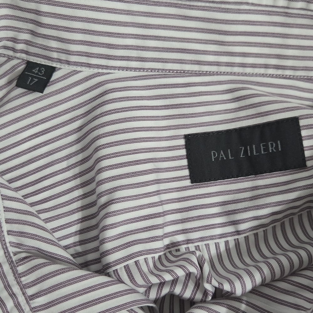 Pal Zileri Striped Button Down Dress Shirts - Picture 6 of 7